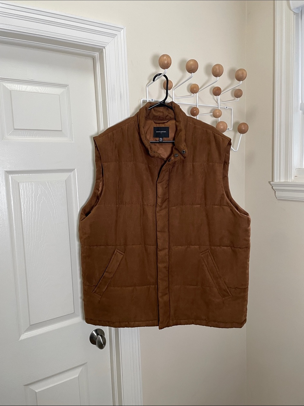 Banana Republic - Classic Outdoor Zip Up Vest - Brown - XXL